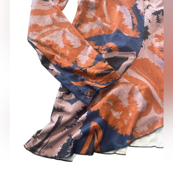 Loveu.Dear Open Front Lace Detail Cardigan - Womens Size Large - Fall Floral - Picture 4 of 5